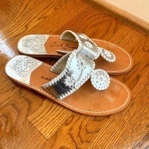 Jack Rogers - Jacks Slip-On Flat Sandals Metallic